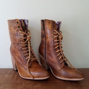 NWOT Freebird by Steven Rebel Leather Heeled Boots